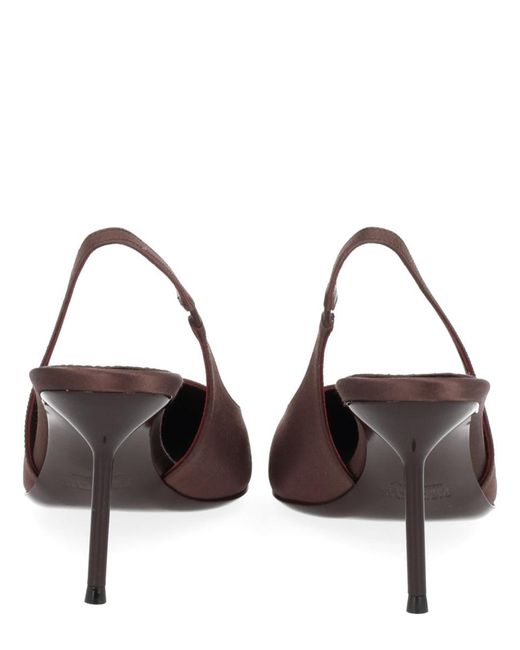 Paris Texas Brown Slingback Pumps