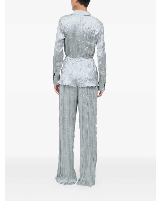 Staud White Drawstring Pants
