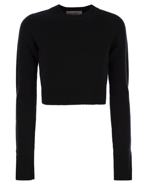 Sportmax Fragola Cashmere En Wool Sweater in het Black