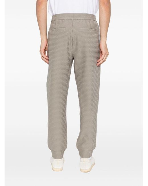 Emporio Armani Gray Cotton Blend Sweatpants for men