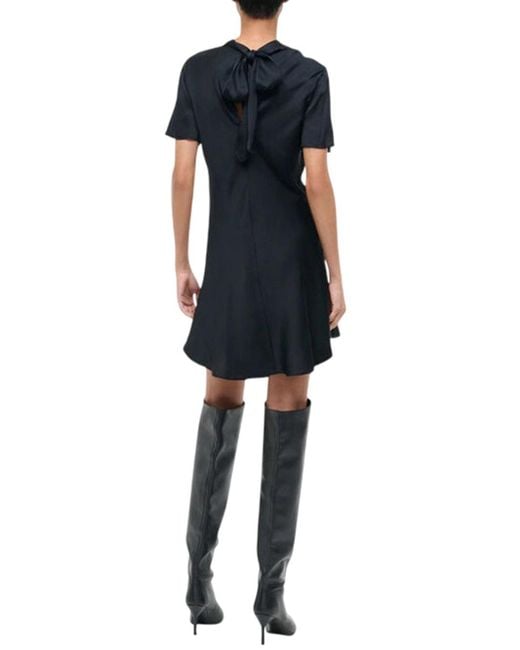 Staud Iris Mini-jurk in het Black