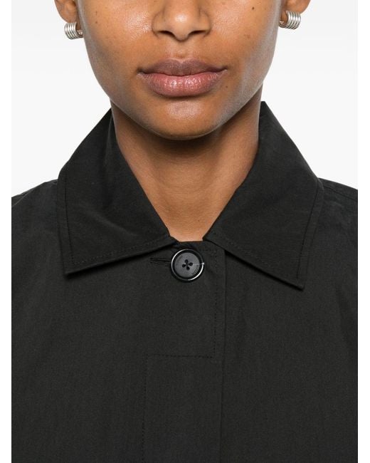 Totême  Black Collared Drawstring Jacket