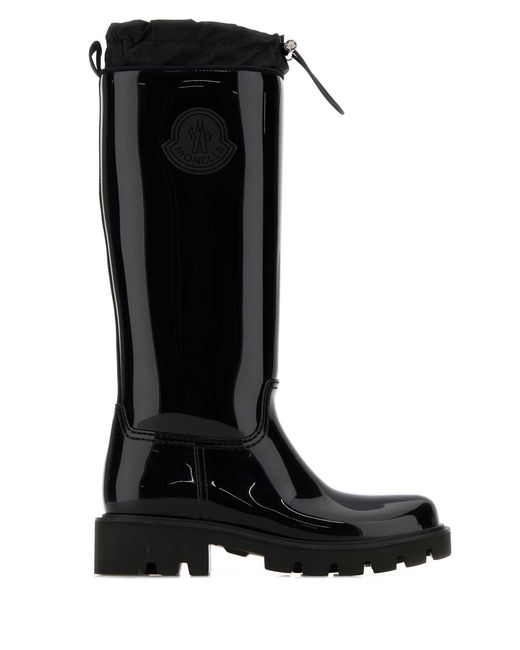 Moncler Black Rubber Kick Stream Boots