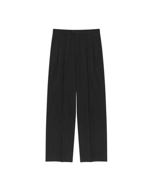 Givenchy Black Double-Pleated Trousers for men
