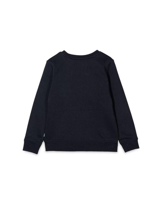 Boss Blue Logo Crewneck Sweatshirt