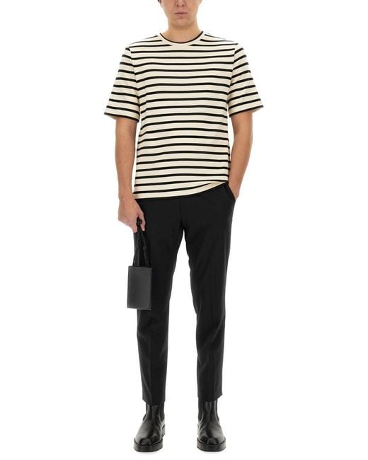Jil Sander Multicolor Striped T Shirt