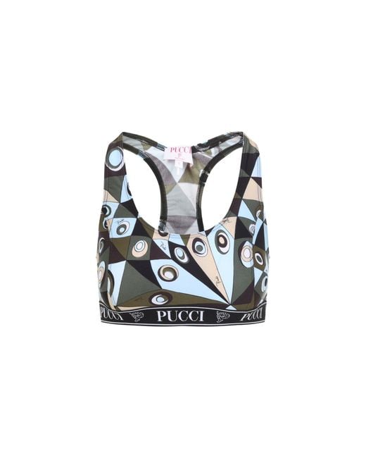 Emilio Pucci Red Polyamide Bra Top