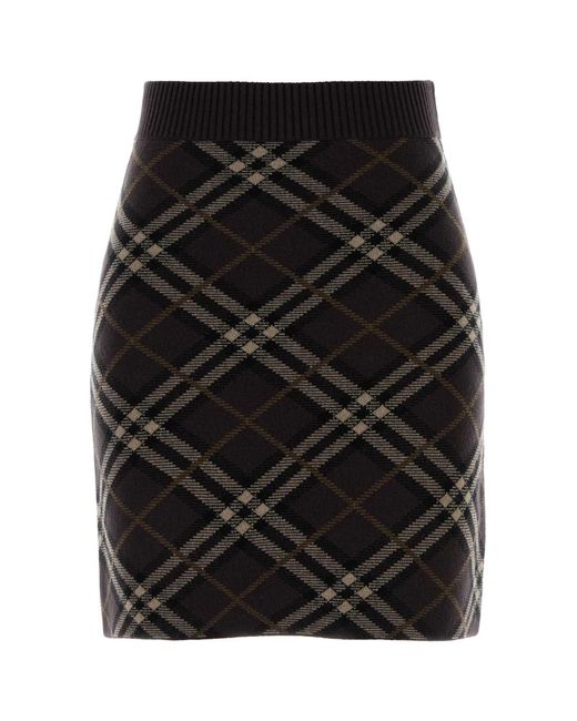Burberry Black Skirts