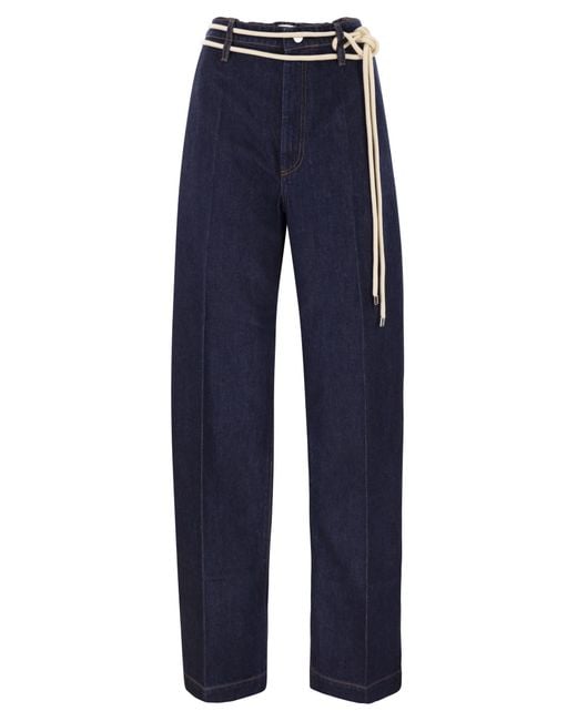 Sportmax Blue Nembi Denim Trousers