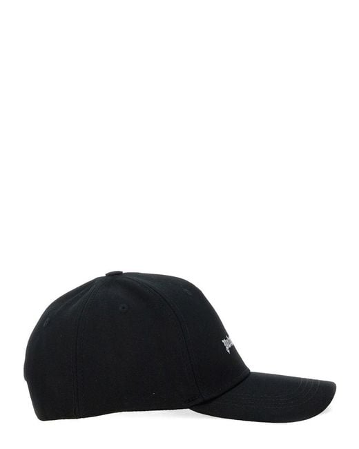 Palm Angels Black Baseball Cap for men