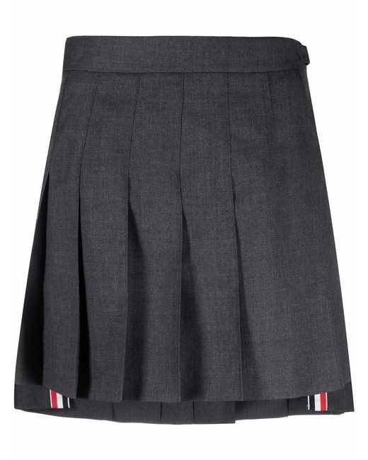 Thom Browne Mini-Plooirok in het Black