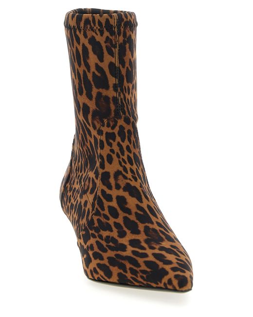 Stuart Weitzman Brown Naomi' Ankle Boots
