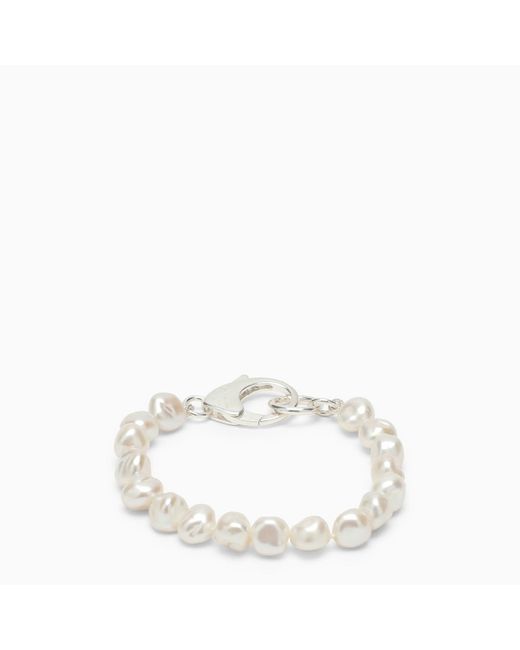 Hatton Labs Bracelet With River Pearls in Metallic for Men Lyst