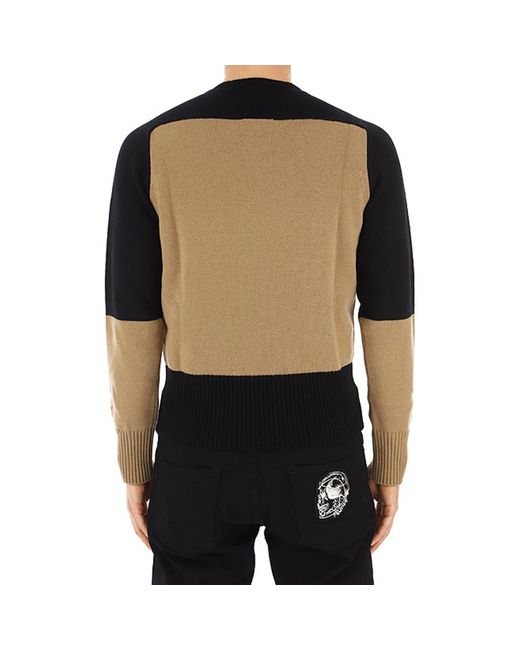 Alexander McQueen Black Wool And Cashmere Sweater for men