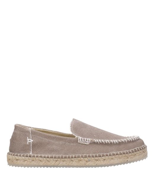 Espadrilles Gray Flache -Schuhe