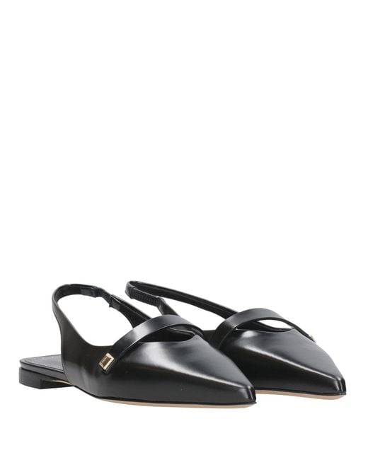 Max Mara Black Ballerina Shoes