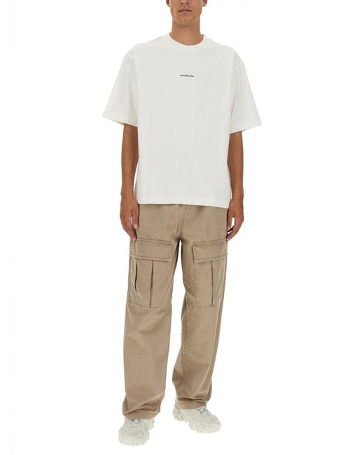 Acne Natural Casual Pants 48 It for men