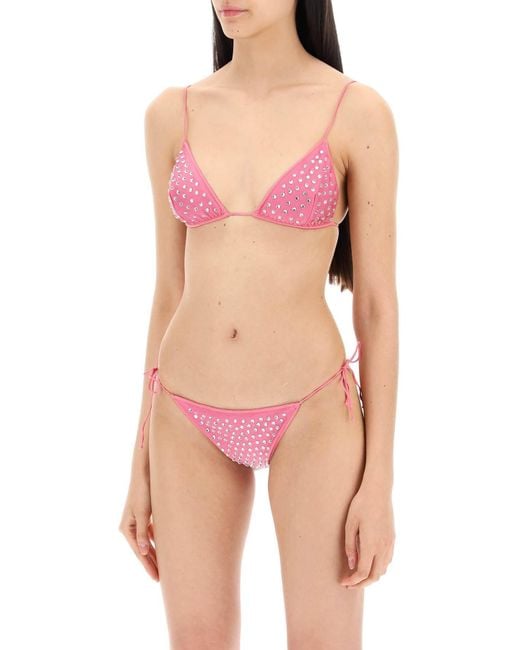 Oseree Gem Bikini Set in het Pink