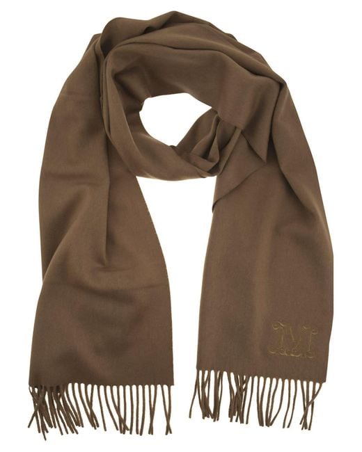 Max Mara Natural Wsdalia Cashmere Scarf