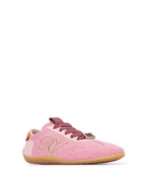 Roger Vivier Pink Logo Sneakers