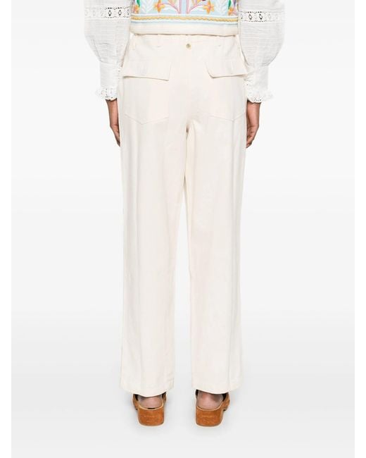 Antik Batik Straight Broek in het White