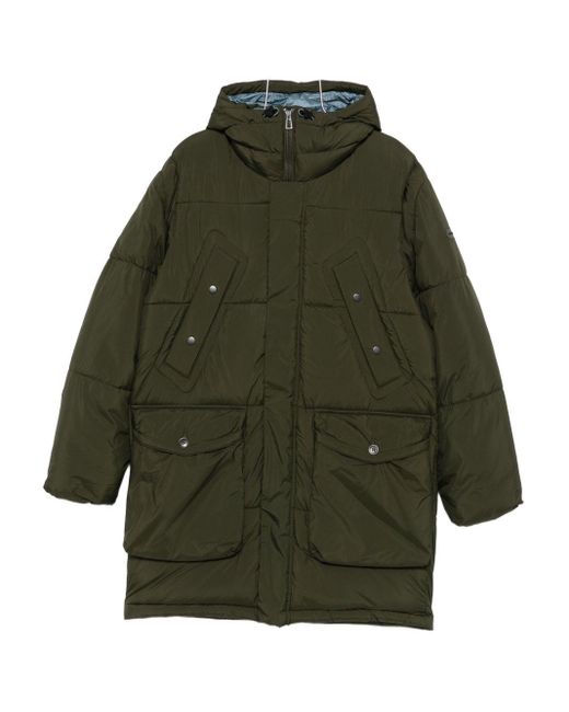 Paul Smith Gededed Parka Coat in het Green voor heren