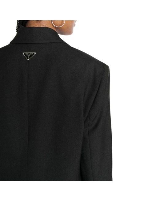 Prada Black Wool Blazer