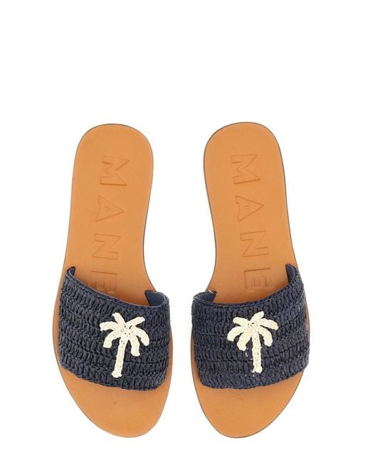 Manebí Blue Slide Sandal