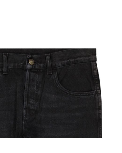 Jeans de mezclilla de algodón de Gucci de hombre de color Black