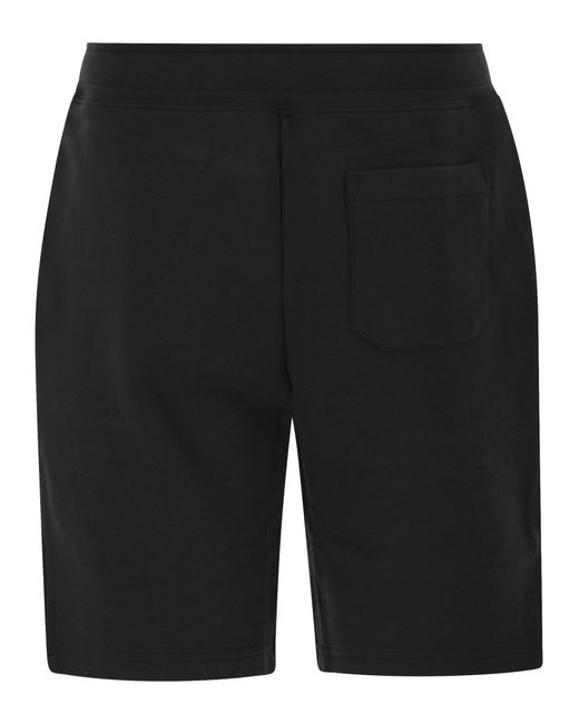 Polo Ralph Lauren Black Double-Knit Shorts for men