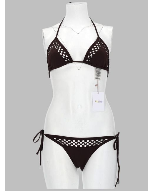 The Attico Black Sleek Swim Mini Set