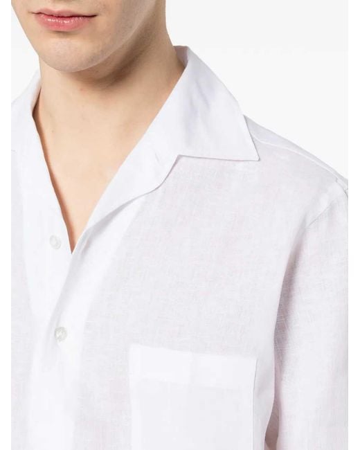Lardini White Shirt With Pocket for men