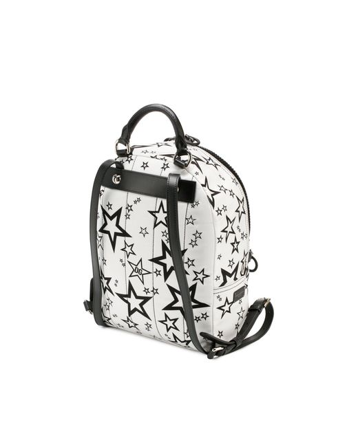 Dolce & Gabbana Stars Print Backpack in het White