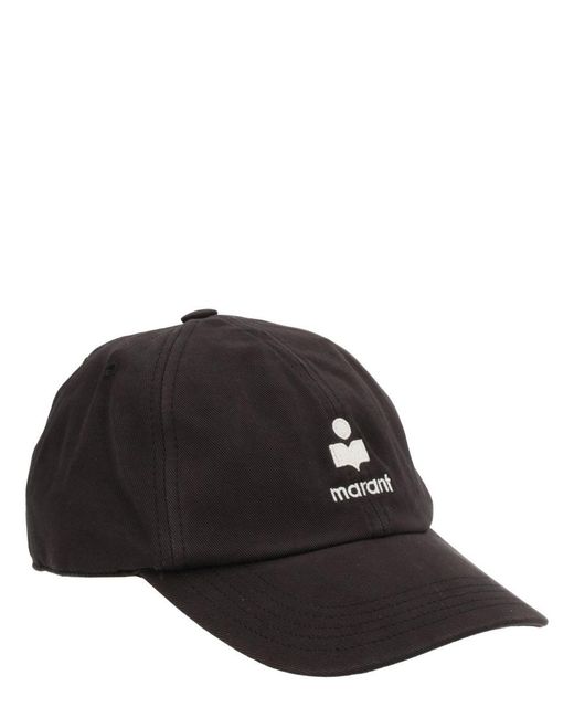 Isabel Marant Black Baseball Cap Tomas