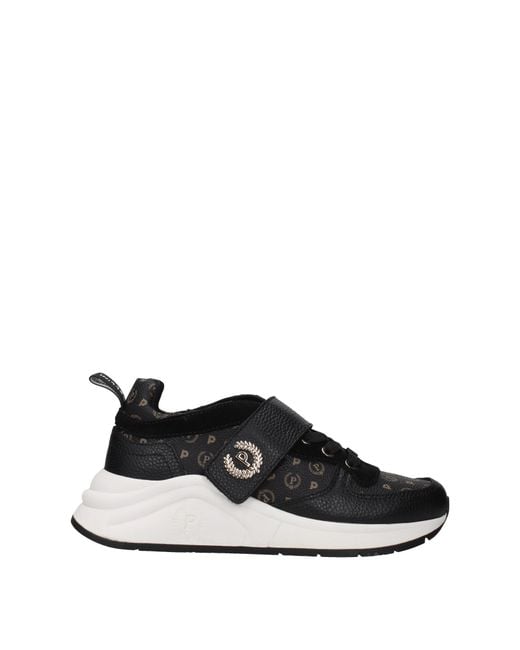 Pollini Black Sneakers Donna Pvc Nero
