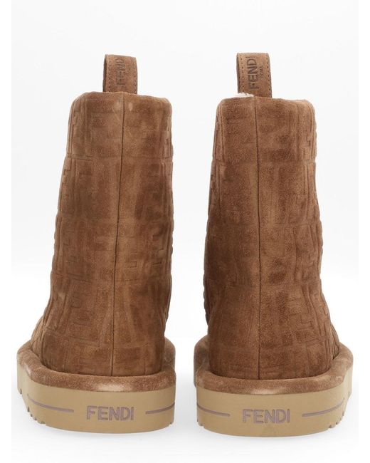 Fendi Brown "Apres Chic" Boot