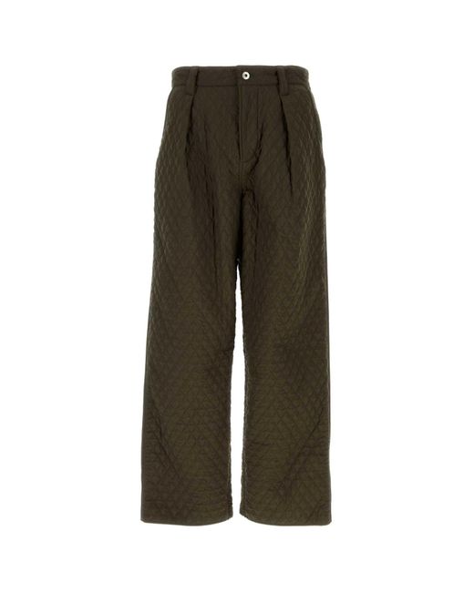 Burberry Green Army Nylon Pant for men