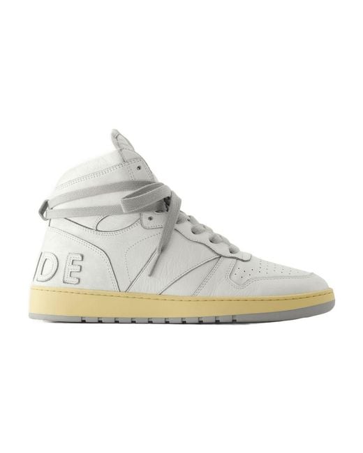 Rhecess HI Sneakers Lea Blanc Rhude de color Gray