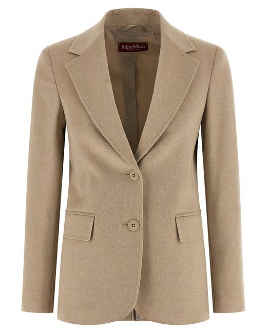 Max Mara 'folgore'-blazer in het Natural
