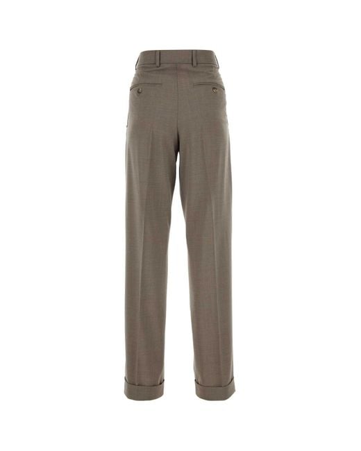 Sportmax Gray Pantalone Ferito