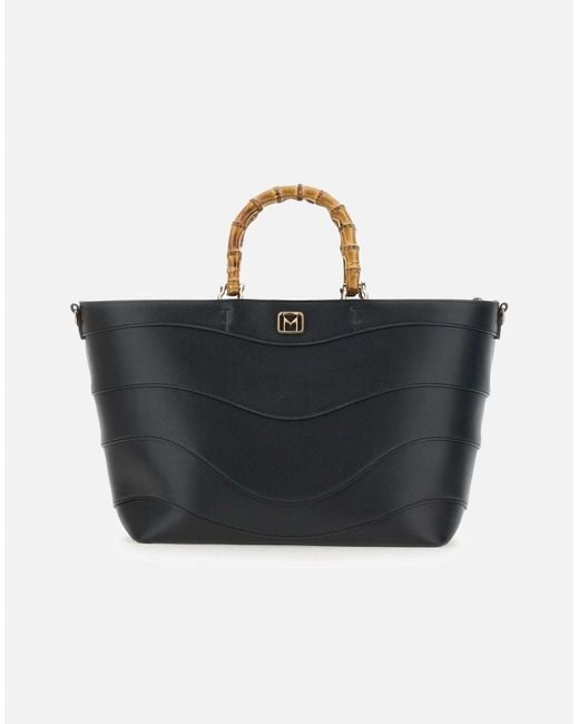 Marella Black Medoro Schwarze Gesteppt Handtasche