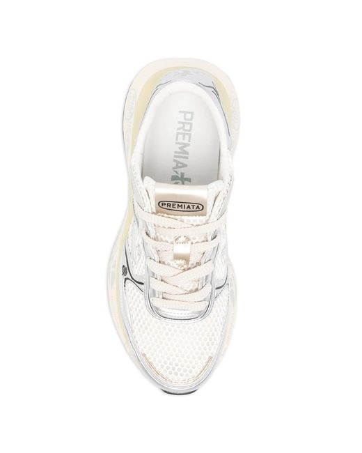 Premiata White Lauryn Shoes