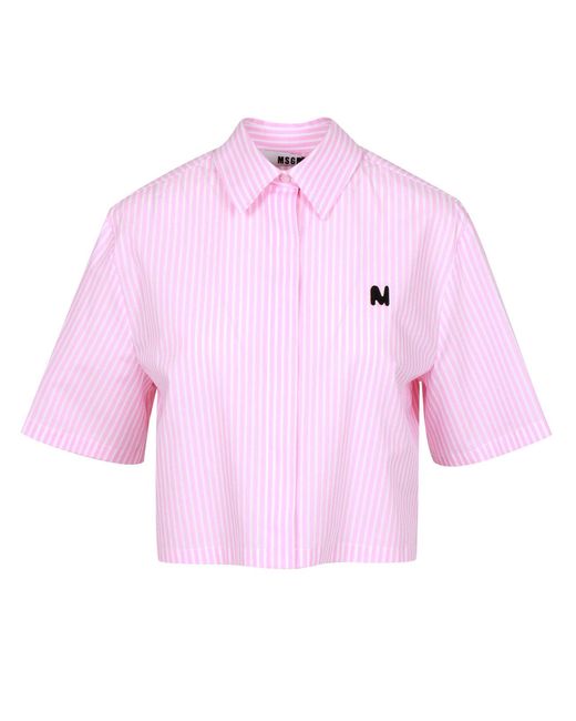 MSGM Pink Shirts