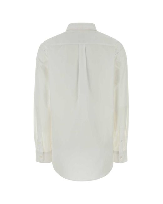 A.P.C. White Regular Solid Shirt