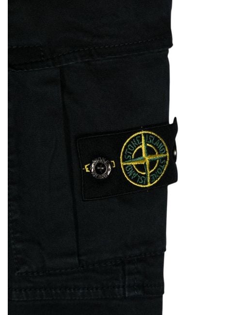Stone Island Black Slim Pants