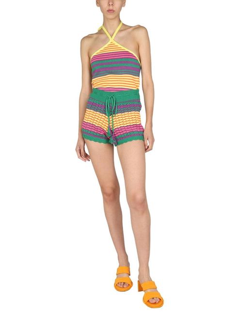 Gallo Multicolor Striped Pattern Top