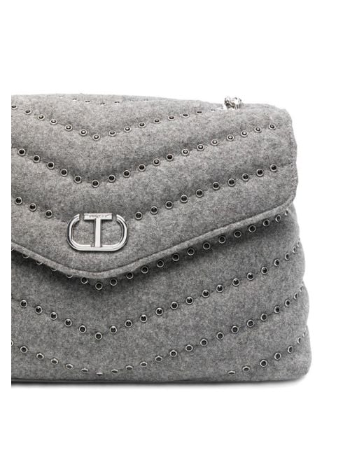 Twinset Gray Twin -Set -Taschen .. grau