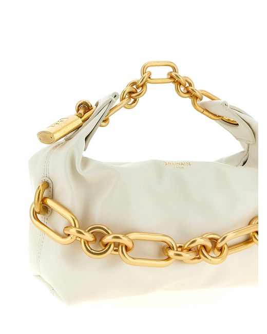 Balmain Metallic 'Sync' Mini Handbag