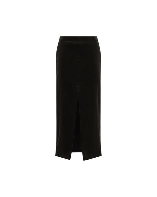 Jil Sander Black Angle Length Skirt
