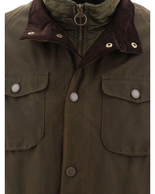 Barbour Green Ogson Jackets for men